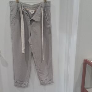 Wilfred Soft Gray Ankle Pants